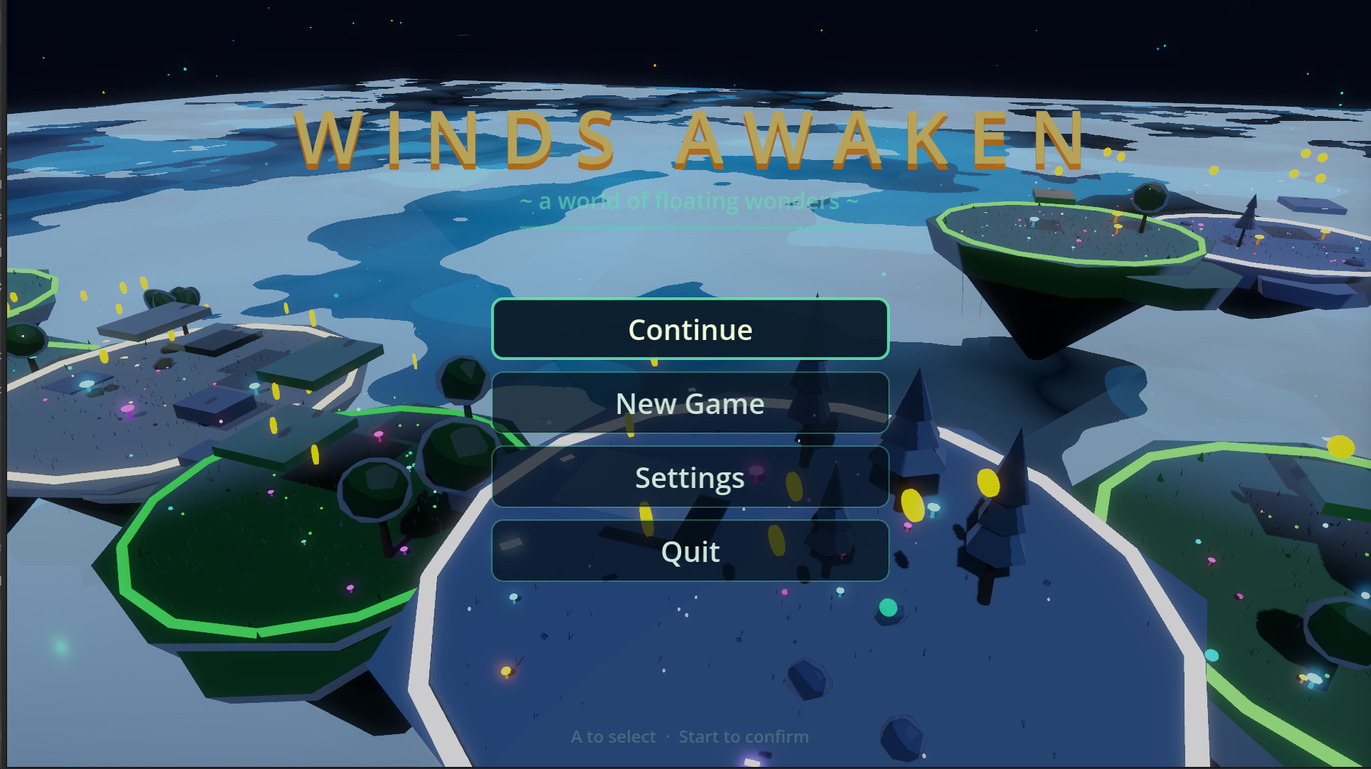 Winds Awaken Title Screen